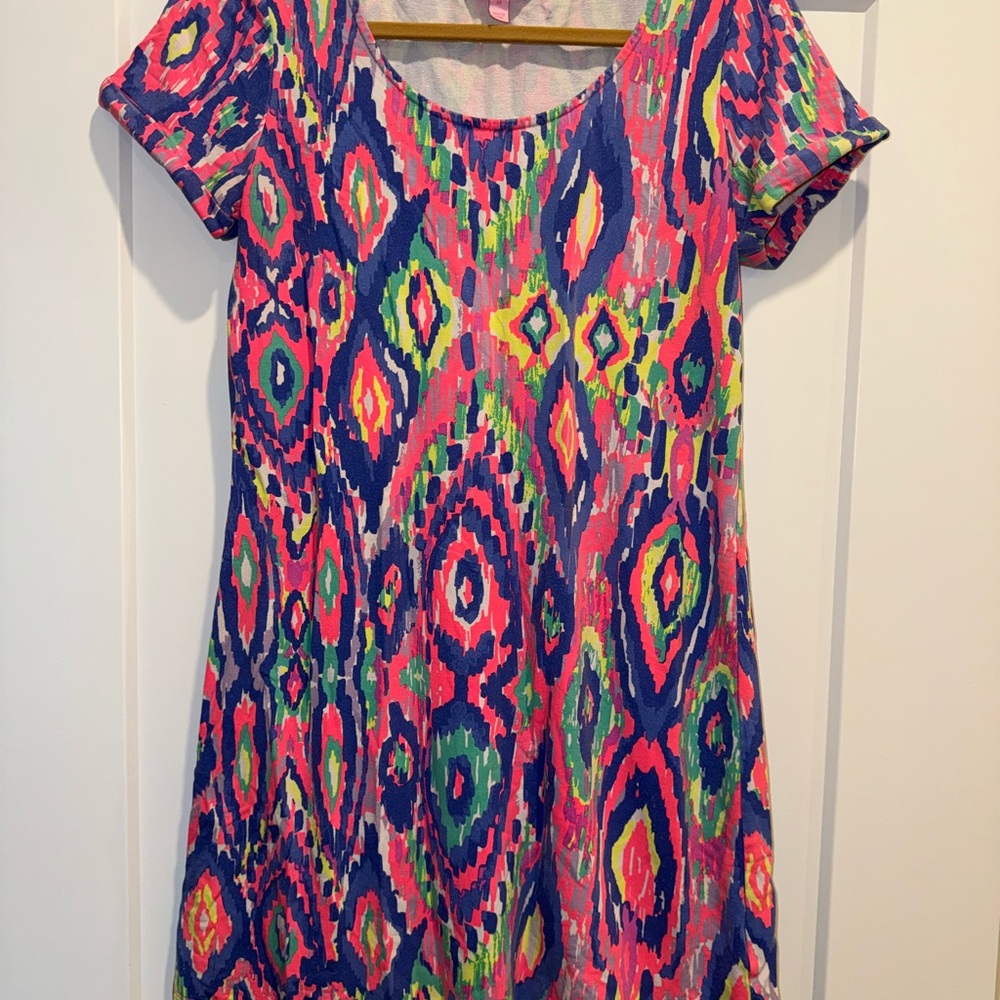 Lilly Pulitzer Pink and Blue Dress